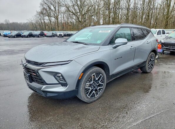 3GNKBERS8PS209744 2023 CHEVROLET BLAZER Серебряный Передняя левая четверть