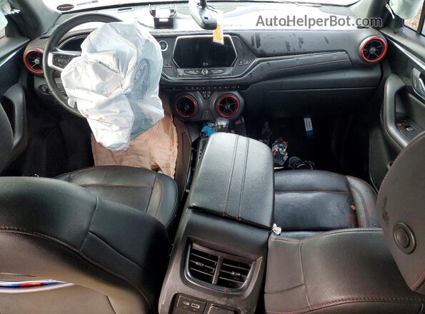 3GNKBERSXMS552731 2021 CHEVROLET BLAZER Черный Вид панели приборов
