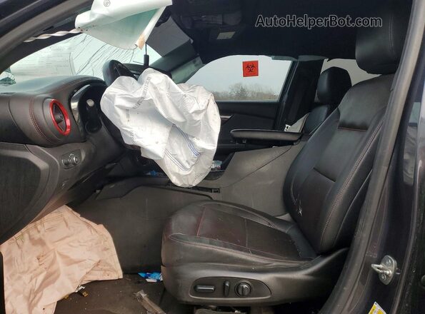 3GNKBERSXMS552731 2021 CHEVROLET BLAZER Черный Вид салона спереди