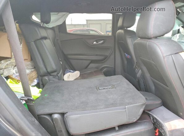 3GNKBERSXMS552731 2021 CHEVROLET BLAZER Черный Вид задней части салона