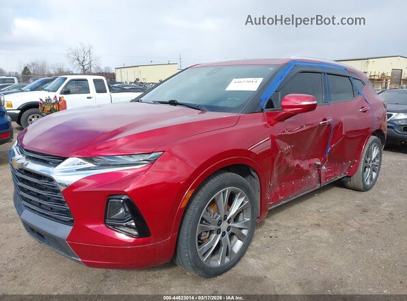 3GNKBFRS2LS641973 2020 CHEVROLET BLAZER Burgundy Widok z przodu