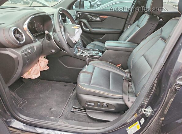 3GNKBFRS5NS131426 2022 CHEVROLET BLAZER Серый Вид салона спереди