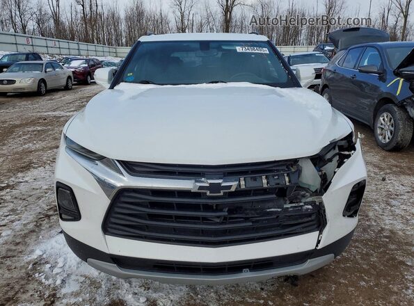 3GNKBGRS3KS650542 2019 CHEVROLET BLAZER Белый Вид спереди