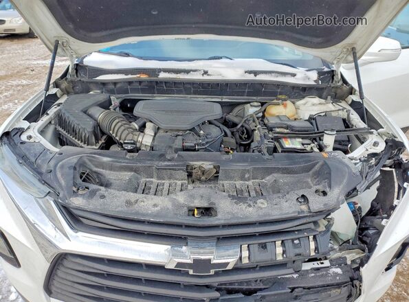 3GNKBGRS3KS650542 2019 CHEVROLET BLAZER Белый Вид подкапотного пространства
