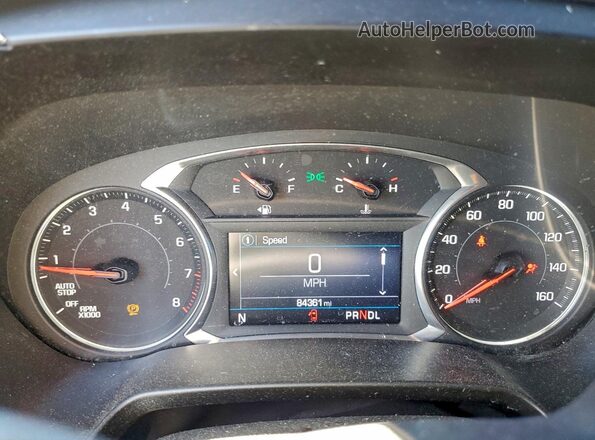 3GNKBGRS4KS679032 2019 CHEVROLET BLAZER White Instrument cluster view