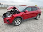 2021 Chevrolet Blazer 2lt Red vin: 3GNKBHR44MS568989