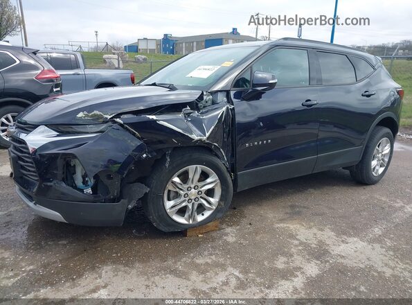 3GNKBHRS4LS570738 2020 CHEVROLET BLAZER Синий Передняя левая четверть