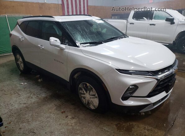 3GNKBJRSXPS173421 2023 CHEVROLET BLAZER Белый Передняя правая четверть