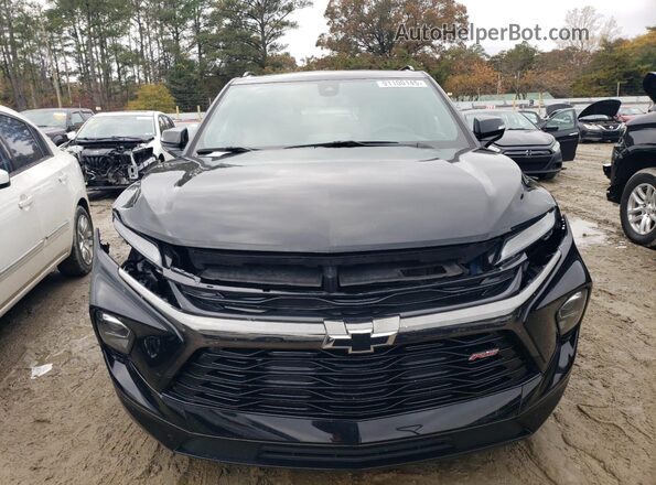 3GNKBKRS7PS235587 2023 CHEVROLET BLAZER Black Вид спереду