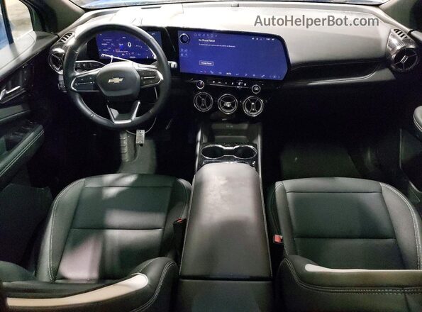 3GNKDBRJ1RS220314 2024 CHEVROLET BLAZER Blue Widok deski rozdzielczej