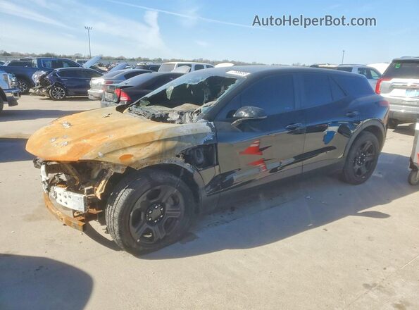 3GNKDFRL2SS188665 2025 CHEVROLET BLAZER Черный Передняя левая четверть