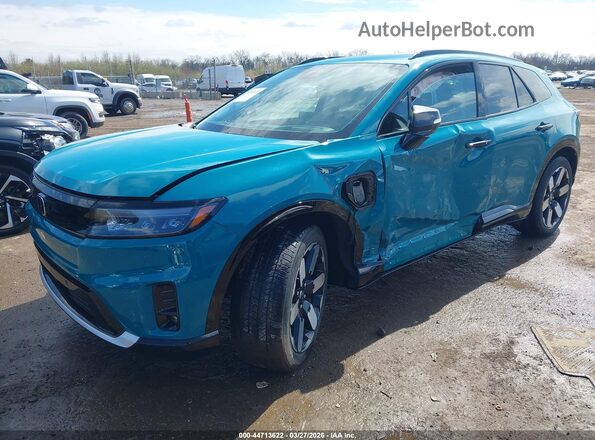 3GPKHZRJ7RS514739 2024 HONDA PROLOGUE Бирюзовый Передняя левая четверть