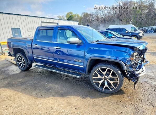 3GTP1NEC2JG285583 2018 GMC SIERRA Blue Delantero derecho