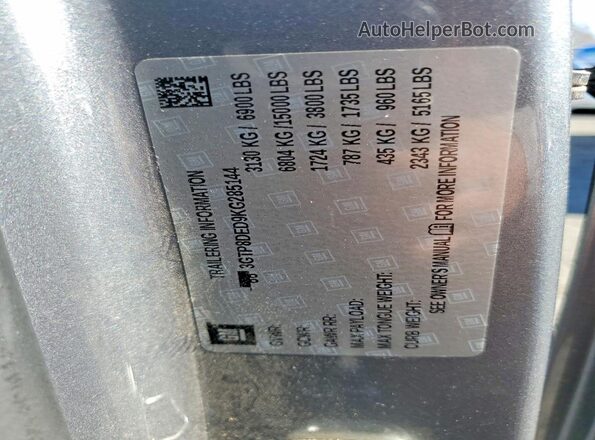 3GTP8DED9KG285144 2019 GMC SIERRA Gray Вид підкапотного простору