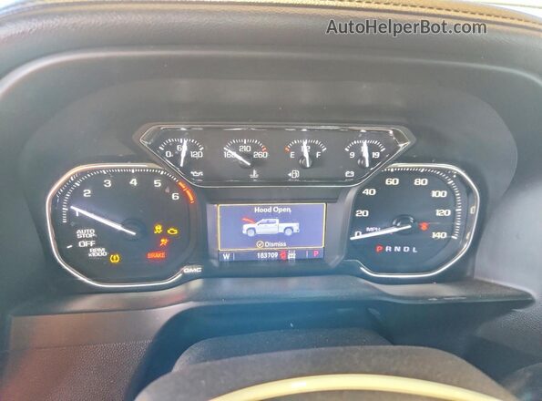 3GTP9EED6KG141845 2019 GMC SIERRA Белый Вид щитка приборов