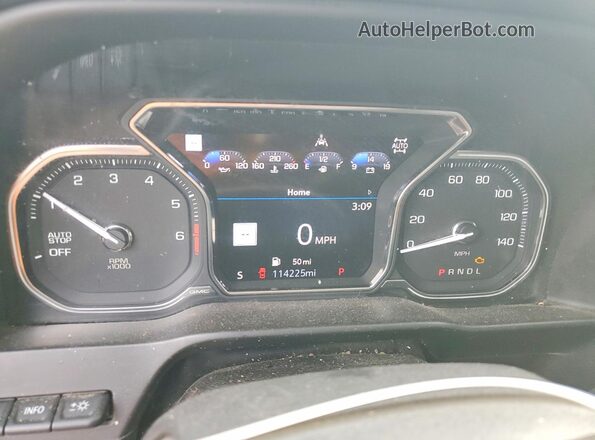 3GTP9EEL2KG271550 2019 GMC SIERRA Белый Вид щитка приборов