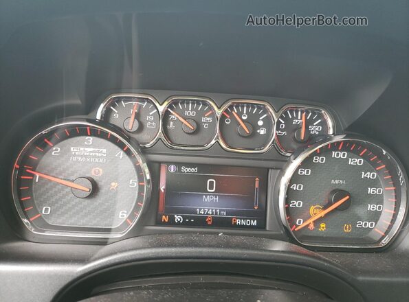 3GTU2NEC2GG339747 2016 GMC SIERRA Black Widok zestawu wskaźników