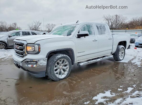 3GTU2NEC2JG610278 2018 GMC SIERRA Белый Передняя левая четверть