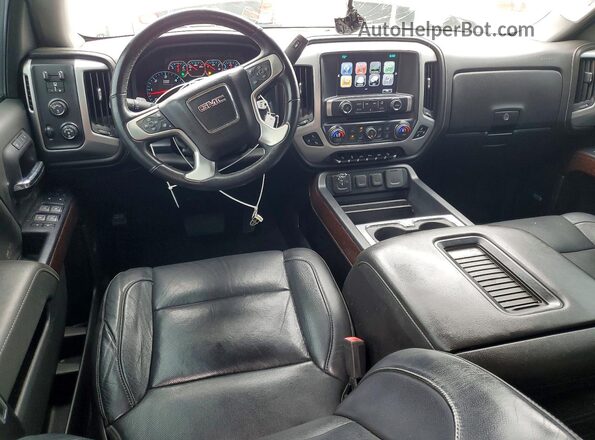 3GTU2NEC4JG631178 2018 GMC SIERRA Серебряный Вид панели приборов