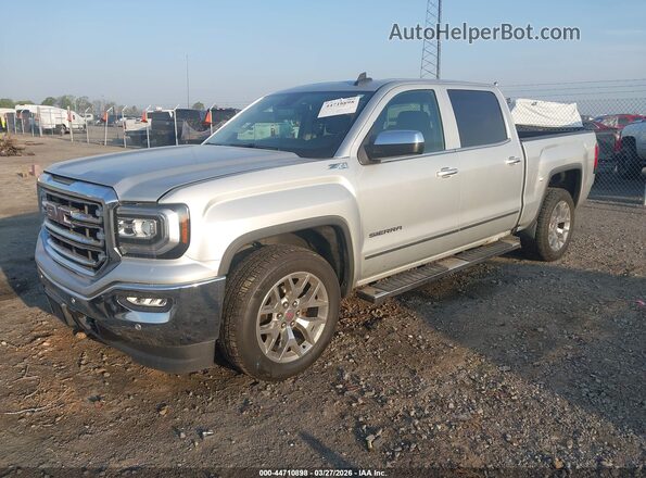 3GTU2NEC8HG178483 2017 GMC SIERRA Серебряный Передняя левая четверть