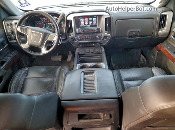 3GTU2NEJ2JG522281 2018 GMC SIERRA Серебряный Вид панели приборов