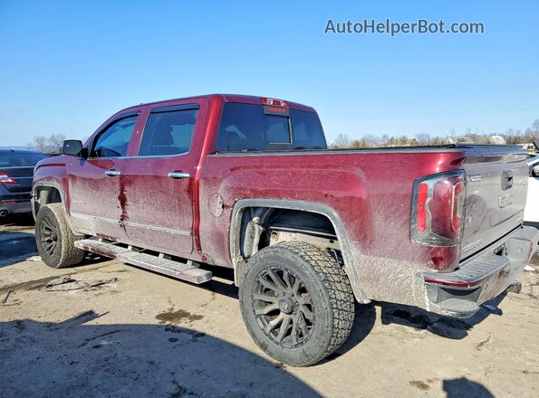 3GTU2PEC4HG127204 2017 GMC SIERRA Красный Задняя левая четверть