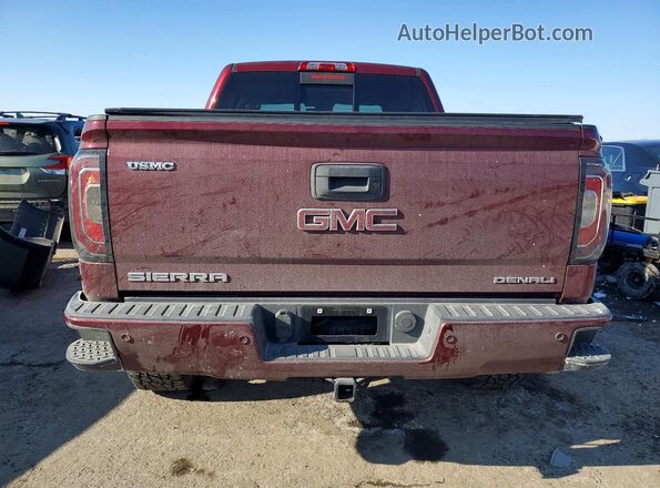 3GTU2PEC4HG127204 2017 GMC SIERRA Красный Вид сзади