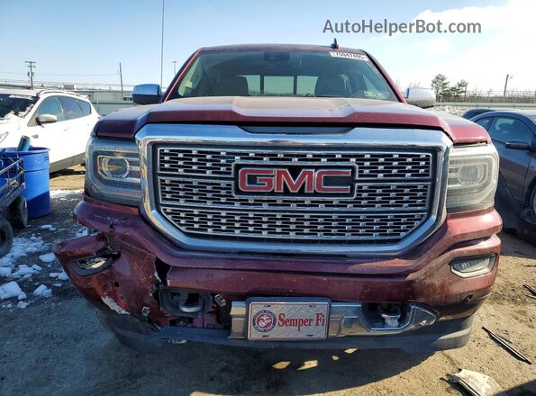 3GTU2PEC4HG127204 2017 GMC SIERRA Красный Вид спереди