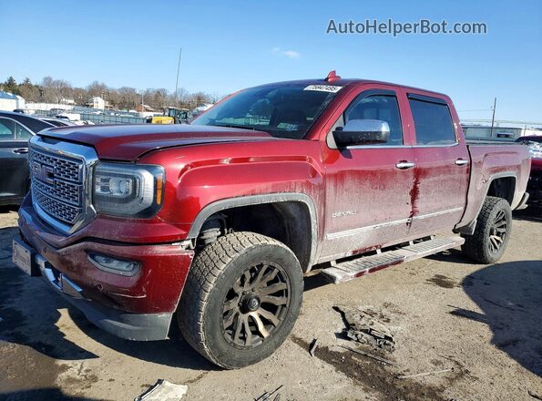 3GTU2PEC4HG127204 2017 GMC SIERRA Красный Передняя левая четверть