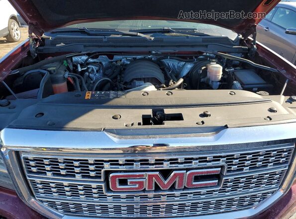 3GTU2PEC4HG127204 2017 GMC SIERRA Красный Вид задней части салона
