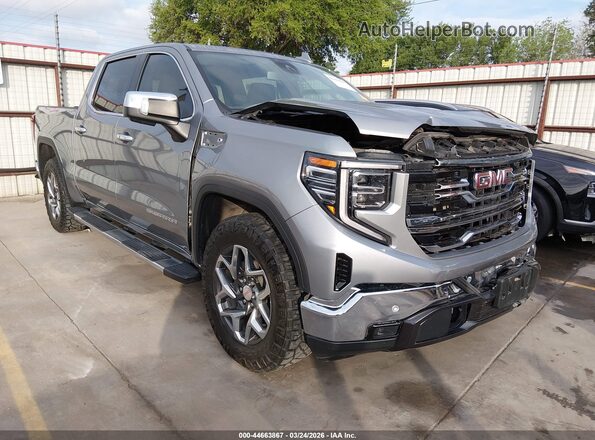 3GTUUDED6RG327794 2024 GMC SIERRA Серебряный Передняя правая четверть