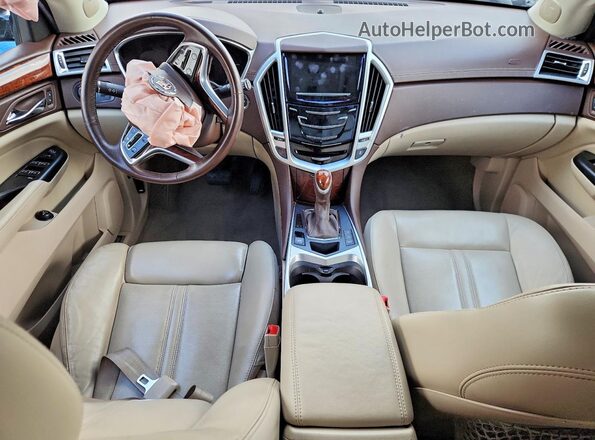 3GYFNDE30GS537907 2016 CADILLAC SRX Blue Dashboard view