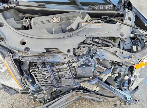 3GYFNDE30GS537907 2016 CADILLAC SRX Blue Rear interior view