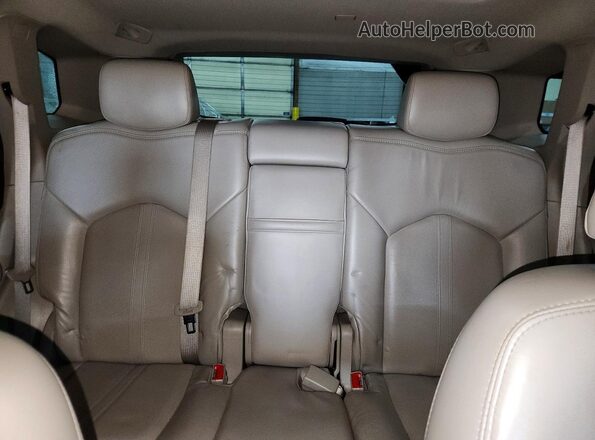 3GYFNDE33GS568780 2016 CADILLAC SRX Red Rear seats view