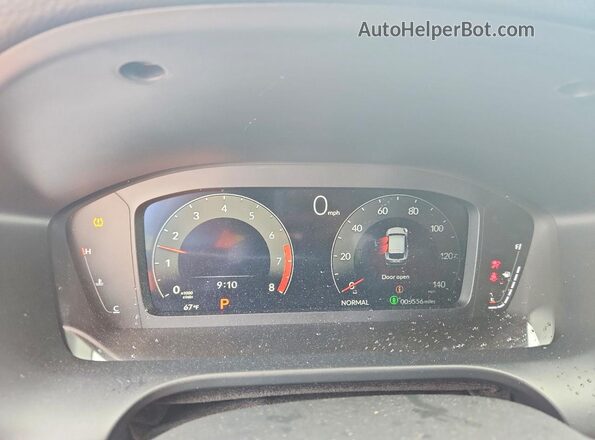 3HDSA2H57SM711775 2025 ACURA ADX Черный Вид щитка приборов