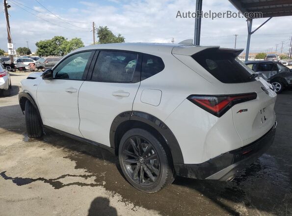 3HDSA2H78SM704075 2025 ACURA ADX White უკანა მარცხენა