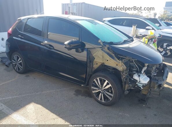 3HGGK5H0XJM728418 2018 HONDA FIT Черный Передняя правая четверть