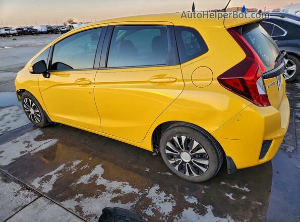 3HGGK5H43KM714252 2019 HONDA FIT Желтый Задняя левая четверть