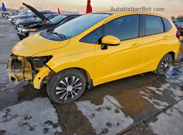 3HGGK5H43KM714252 2019 HONDA FIT Желтый Передняя левая четверть