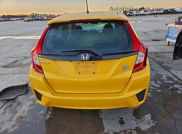 3HGGK5H43KM714252 2019 HONDA FIT Желтый Вид сзади
