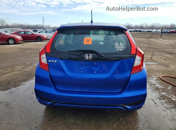 3HGGK5H48JM730865 2018 HONDA FIT Синий Вид сзади