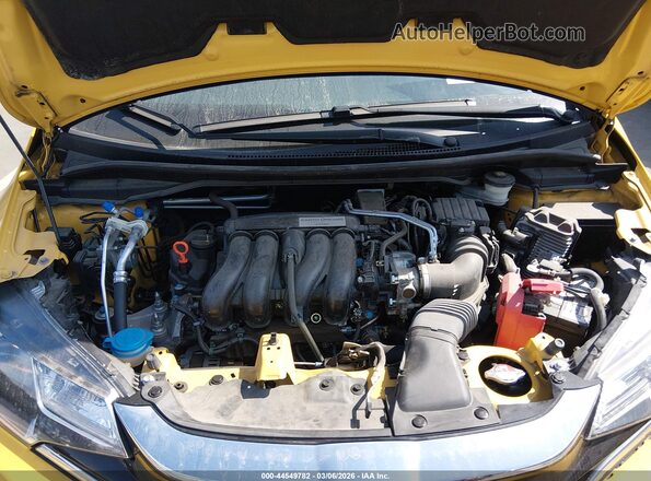 3HGGK5H63JM729947 2018 HONDA FIT Желтый Вид сзади