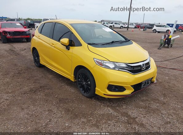 3HGGK5H64JM732940 2018 HONDA FIT Yellow Przód prawy