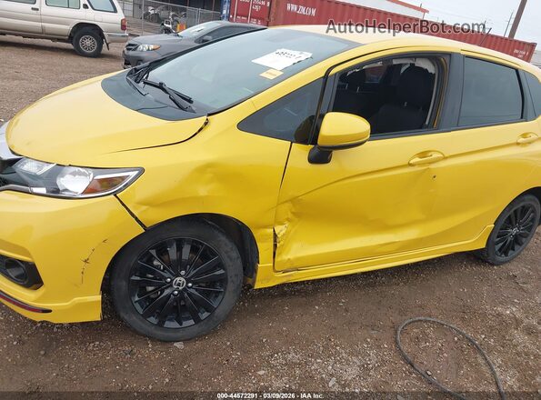 3HGGK5H64JM732940 2018 HONDA FIT Yellow Widok z przodu