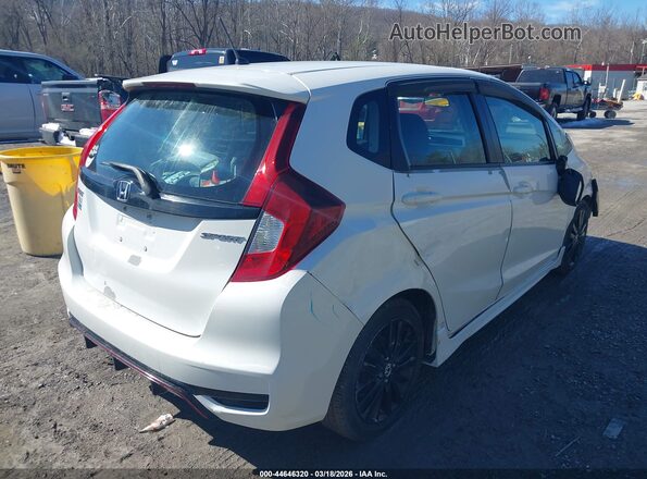 3HGGK5H66JM721017 2018 HONDA FIT White Tył prawy