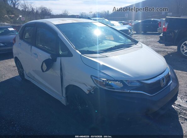 3HGGK5H66JM721017 2018 HONDA FIT White Przód prawy