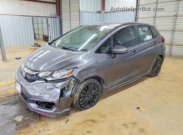 3HGGK5H66JM727285 2018 HONDA FIT Серебряный Передняя левая четверть