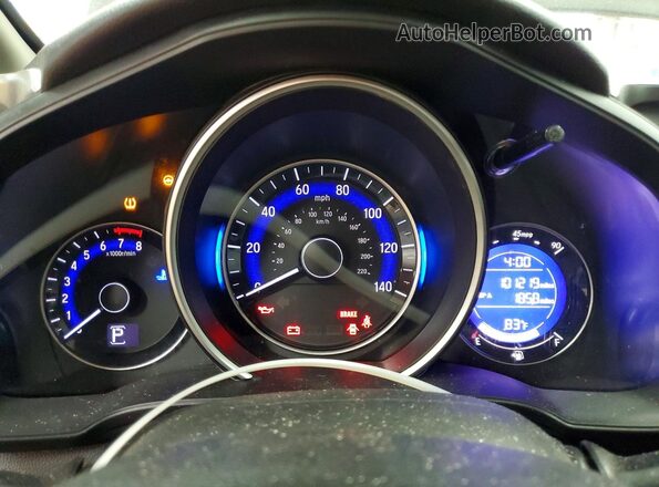 3HGGK5H66JM727285 2018 HONDA FIT Серебряный Вид щитка приборов