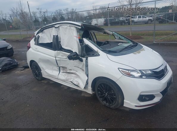 3HGGK5H67KM730424 2019 HONDA FIT Белый Вид спереди