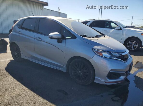 3HGGK5H6XJM702552 2018 HONDA FIT Серебряный Передняя правая четверть